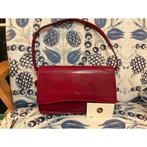 Genuine Leather Monsac Red Purse with Authentication
